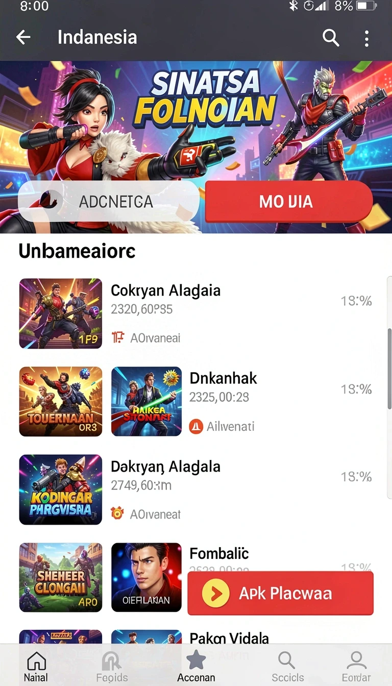 Galeri pratinjau visual winjkt build APK resmi terbaru